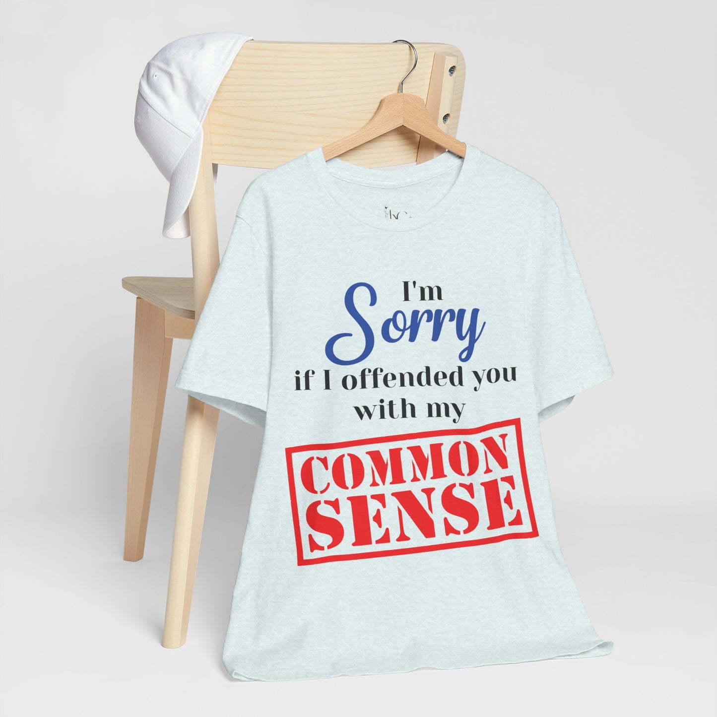 Funny “Sorry If I Offended You With My Common Sense” T-Shirt – Sarcastic Graphic Tee for Men & Women – Bold Statement Shirt
