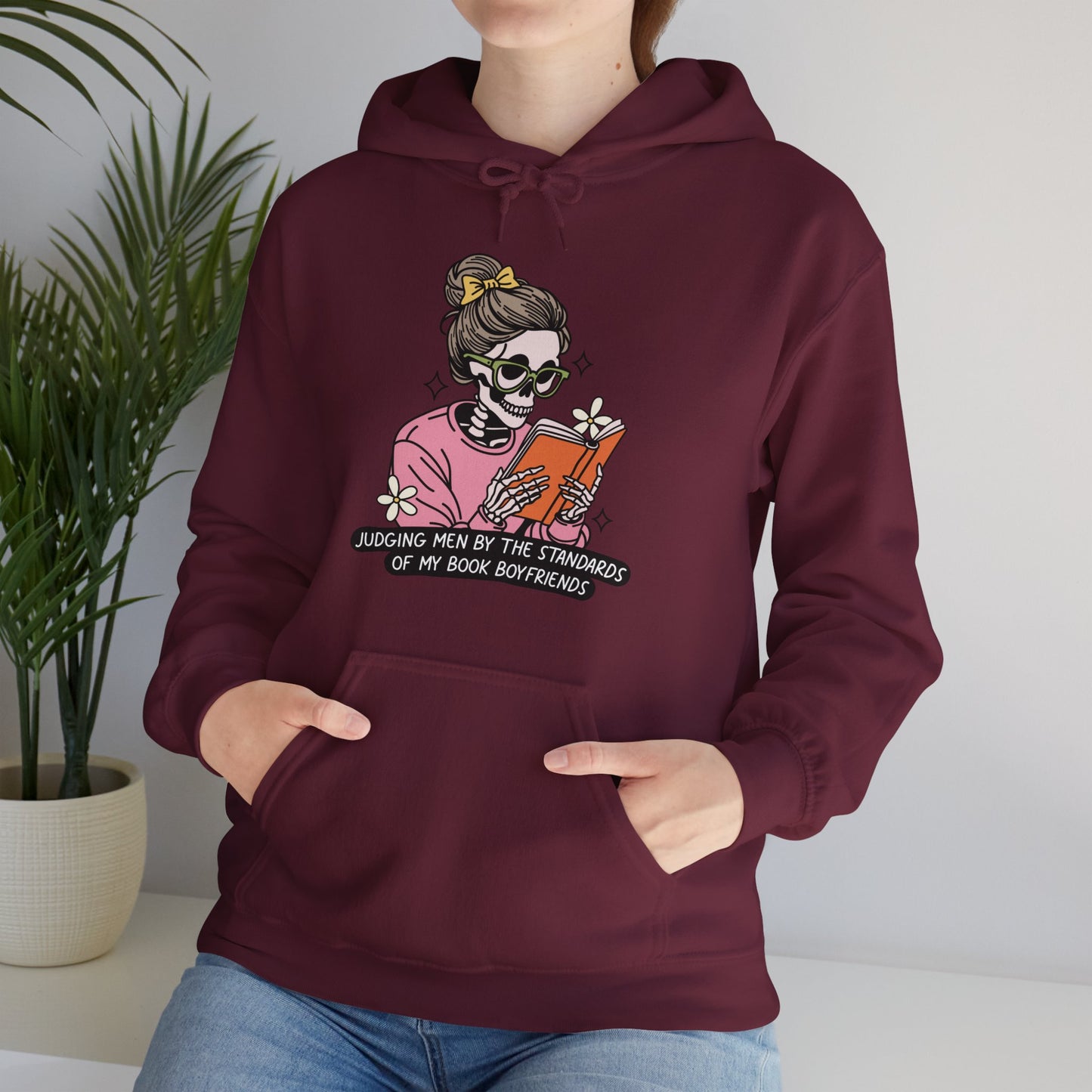 Judging Men By the standards of my book Boyfriends-hoodie