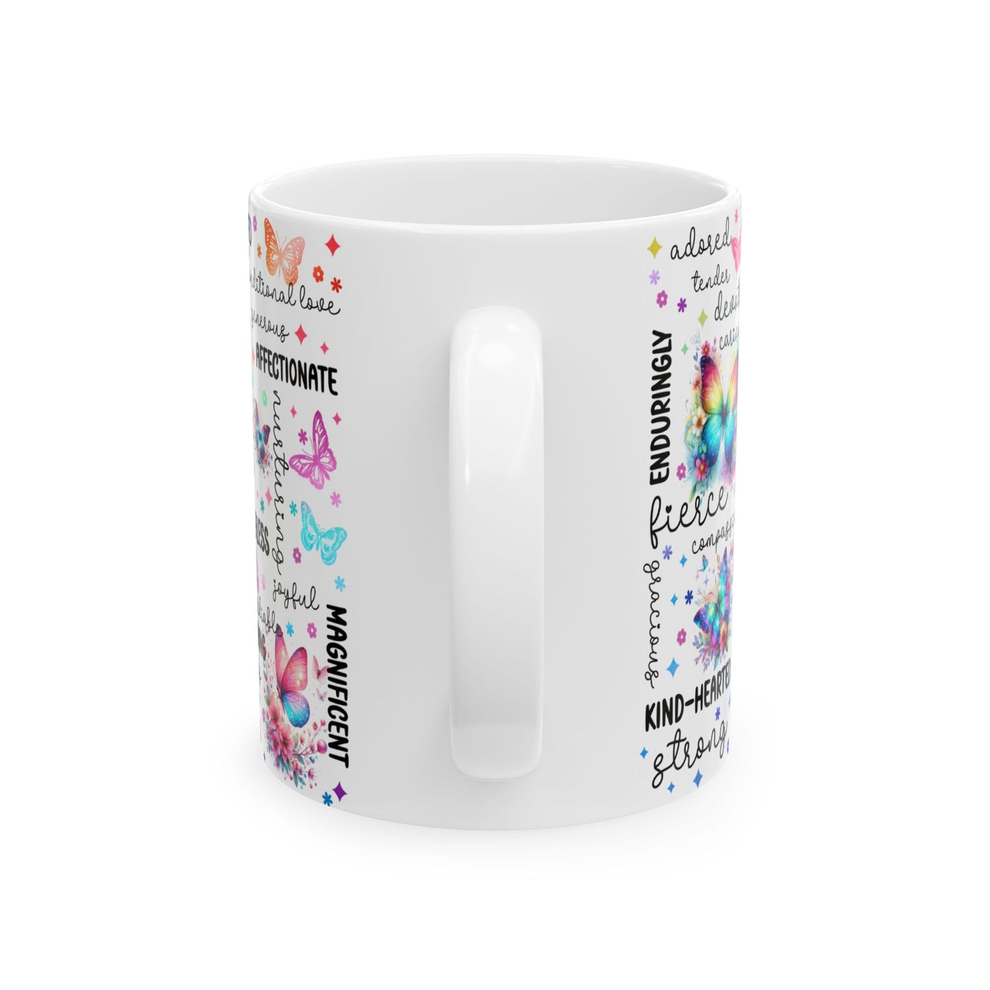 Mom Coffee Mug with Inspirational Words, Ceramic Mug