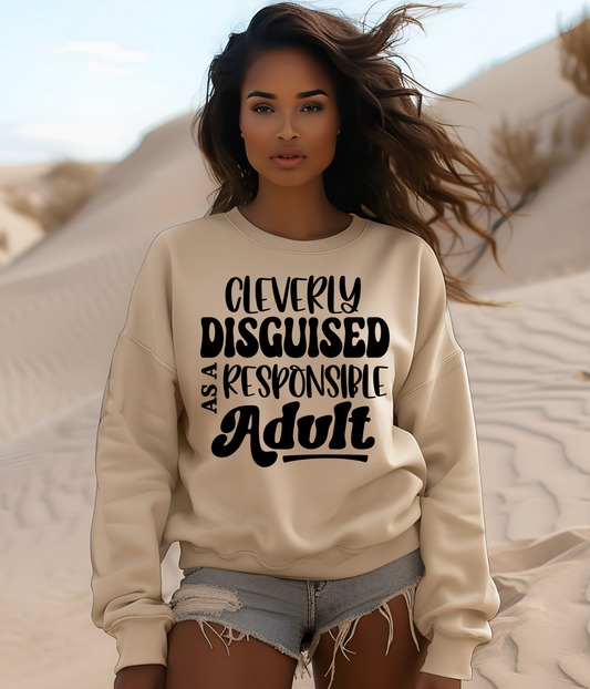 Cleverly Disguised As A Responsible Adult Sweatshirt