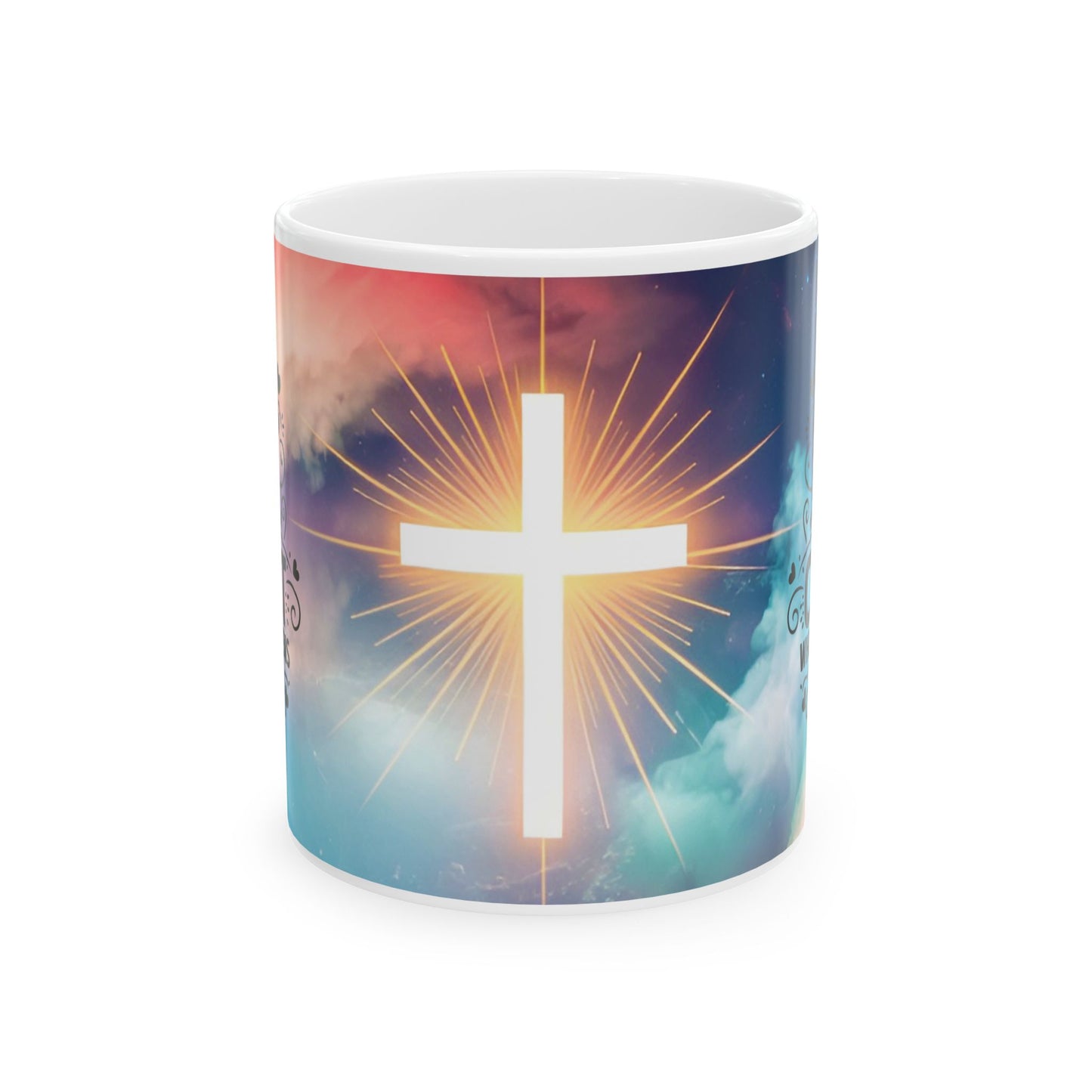 Inspirational Christian Mug - Faithful Moments, Gift for Believers, Coffee Mug, Religious Decor, Uplifting Drinkware
