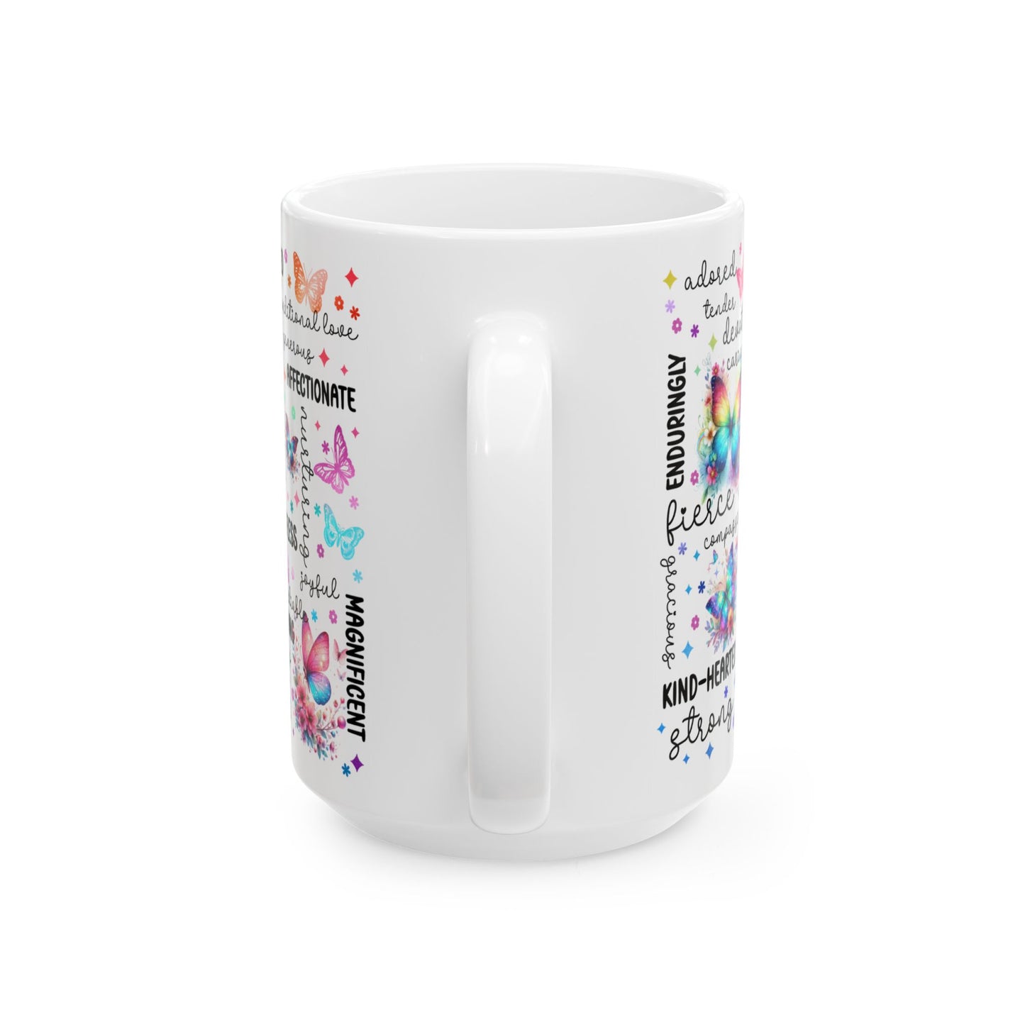 Mom Coffee Mug with Inspirational Words, Ceramic Mug